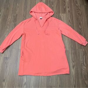 Universal Thread Women's Size L Long Sleeve Mini Fleece Tunic Dress Pockets